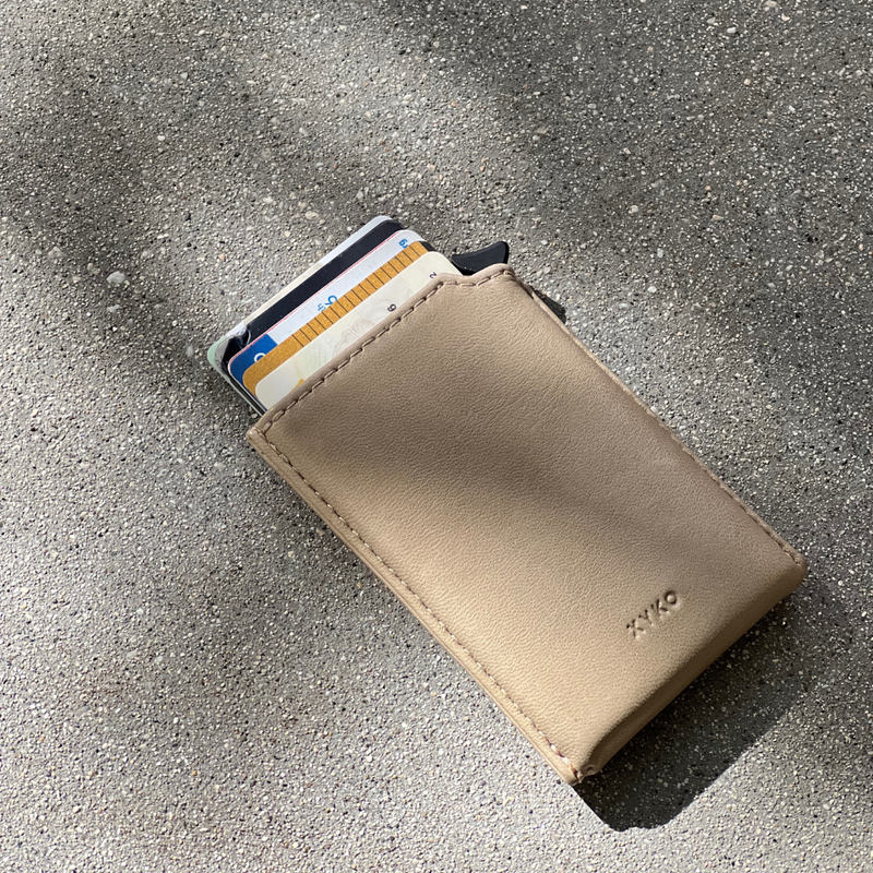 Luxo Leather Wallet (Sand)