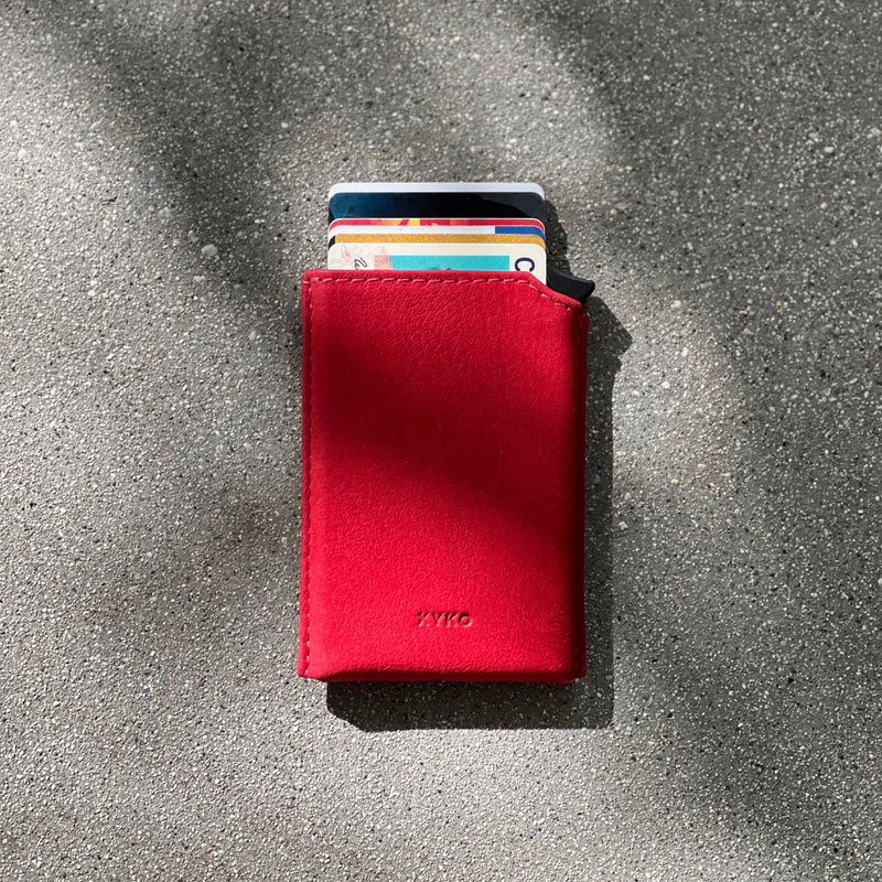 Luxo Leather Wallet (Rose)