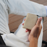 Luxo Leather Wallet | Sand