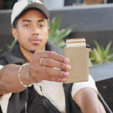 Luxo Leather Wallet | Sand