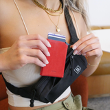 Luxo Leather Wallet (Rose)